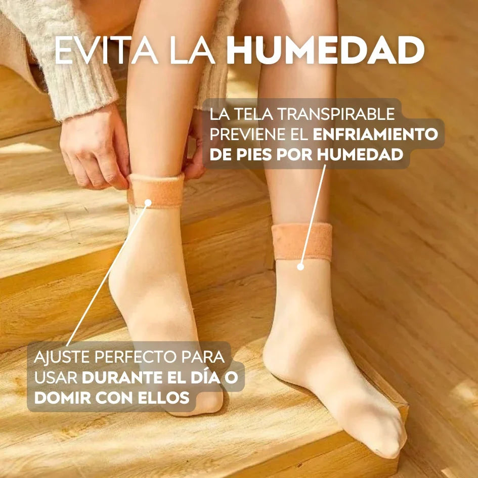 Medias Térmicas Calcetines Abrigados Pack X12