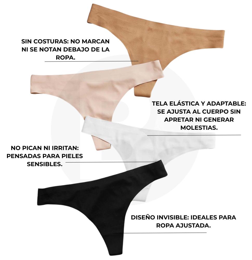 3x1 en calzas seamless PUSH UP + 3 less sin costuras de REGALO!