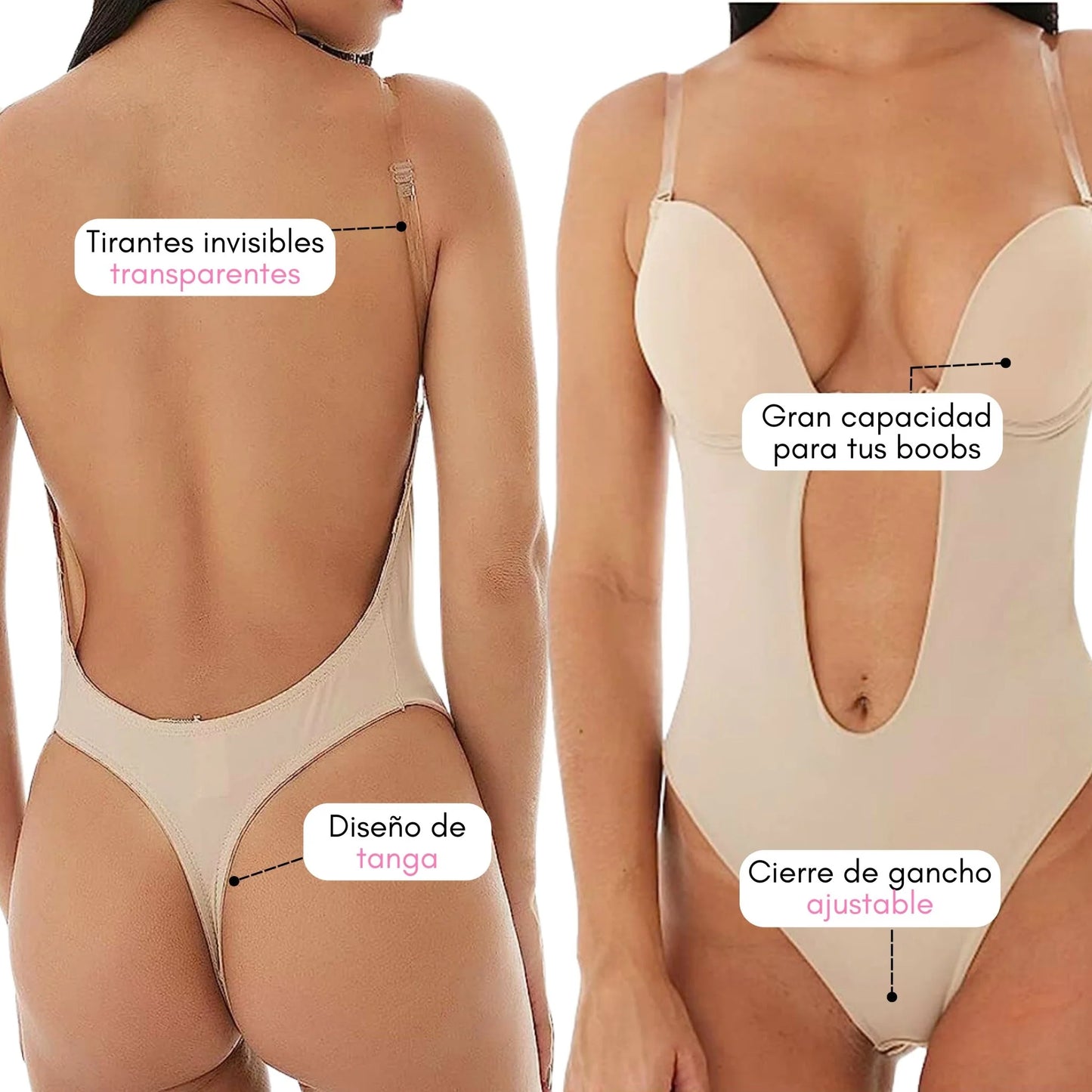 PROMO 2x1 | Body Moldeador Espalda Descubierta™️
