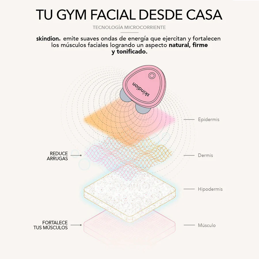 Dispositivo de Lifting Facial Skindion + Gel Conductor de REGALO
