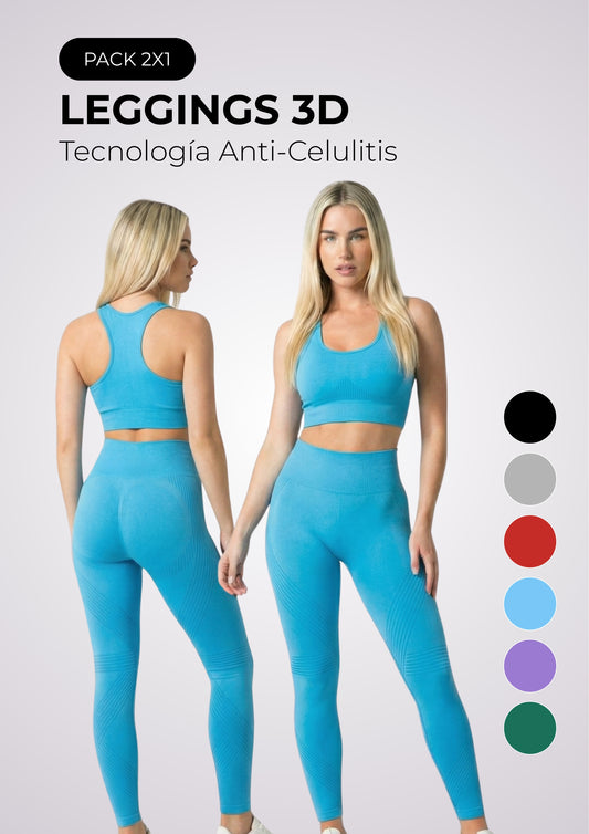 PROMO 2X1 | Leggings 3D Tecnología Anti-Celulitis
