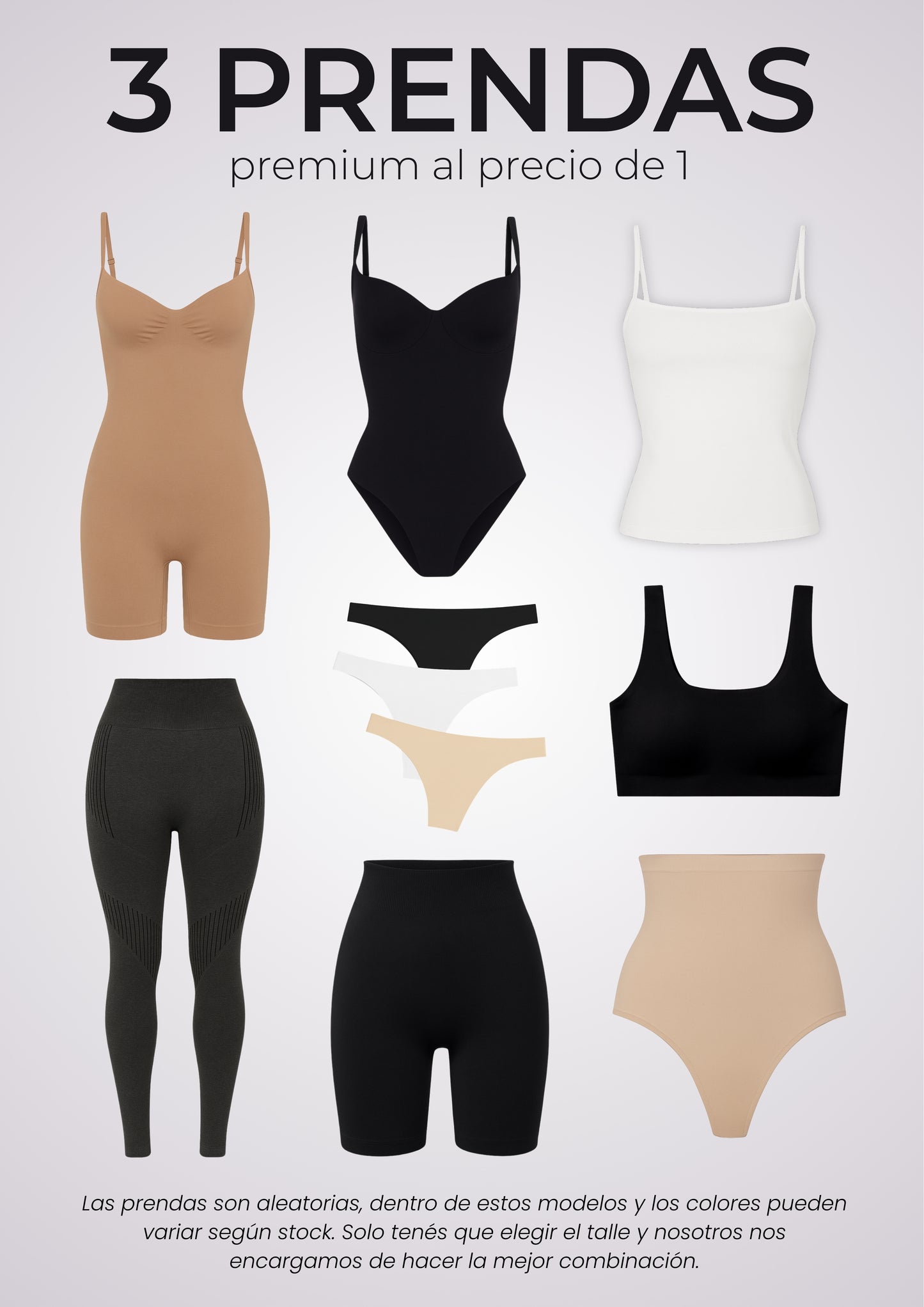 BOX ELOGE | 3 PRENDAS AL PRECIO DE 1