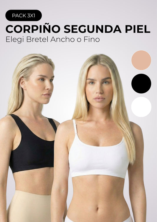Corpiño Segunda Piel™️ | PROMO 3X1