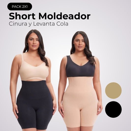 PROMO 2X1 | Short Moldeador de Cintura y Levanta Cola