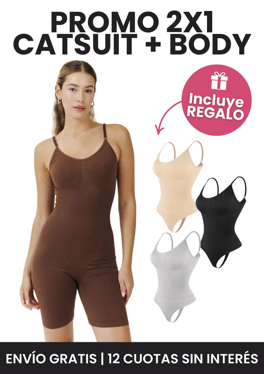 PROMO 2X1 | Catsuit Reductor + Body de REGALO