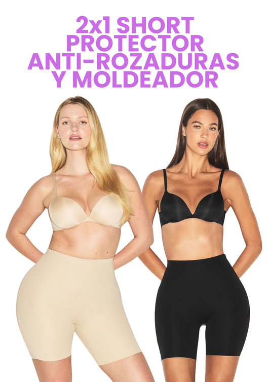 PROMO 2x1 | SHORT PROTECTOR REFRESCANTE ANTI-ROZADURAS Y MOLDEADOR