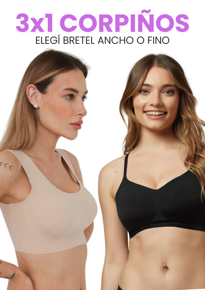 Corpiño Segunda Piel™️ | PROMO 3X1