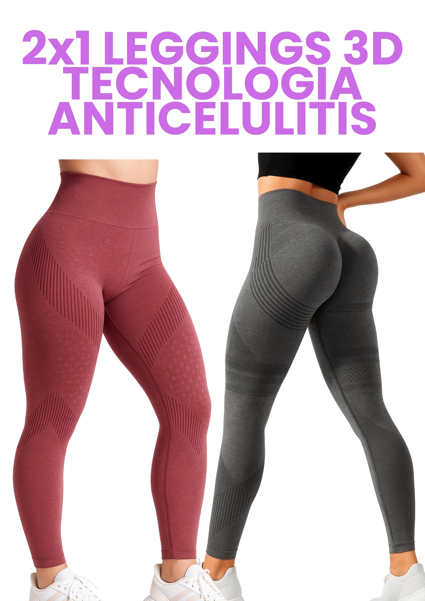 PROMO 2X1 | Leggings 3D Tecnología Anti-Celulitis
