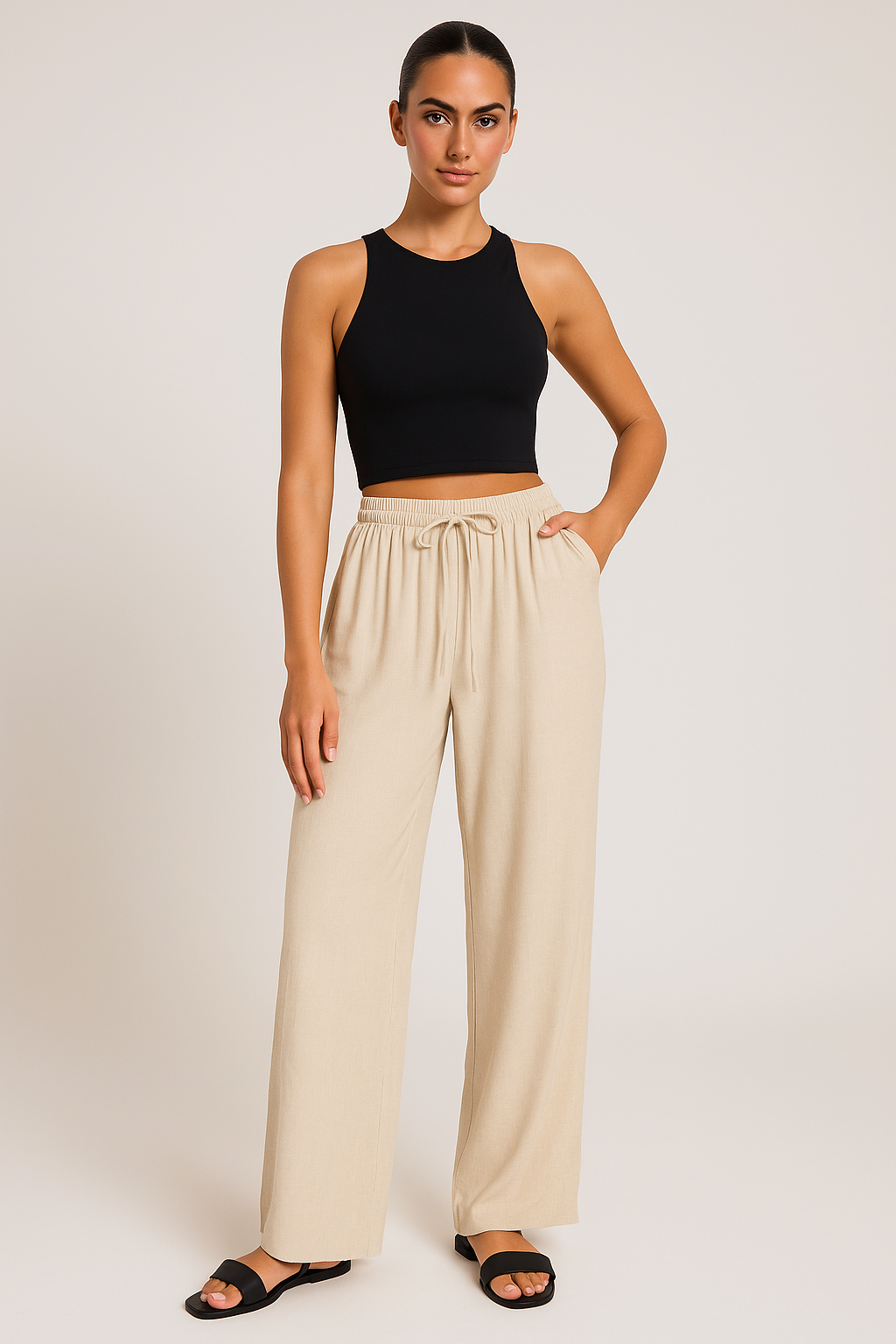 SET DE VERANO | PANTALON LIVIANO PREMIUM + REMERA Y MUSCULOSA DE REGALO