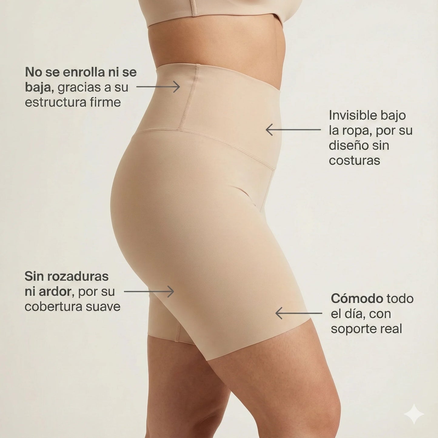 PROMO 3x1 | SHORT FAJA MODELADOR ANTI-ROZADURAS