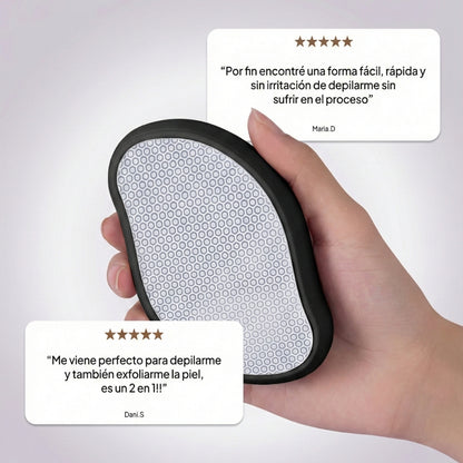 Piedra Mágica Borrador De Vello Exfoliante + Crema Hidratante de REGALO