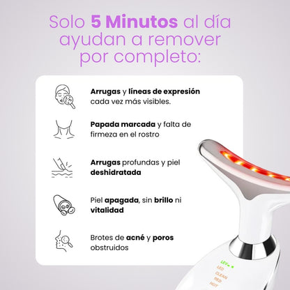 Masajeador Reductor de Arrugas y Papada + Serum de REGALO