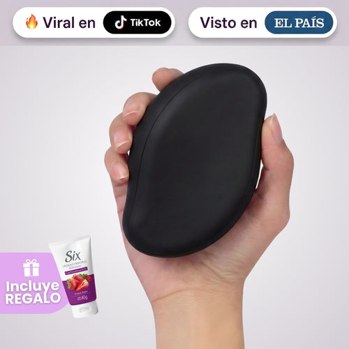 Piedra Mágica Borrador De Vello Exfoliante + Crema Hidratante de REGALO