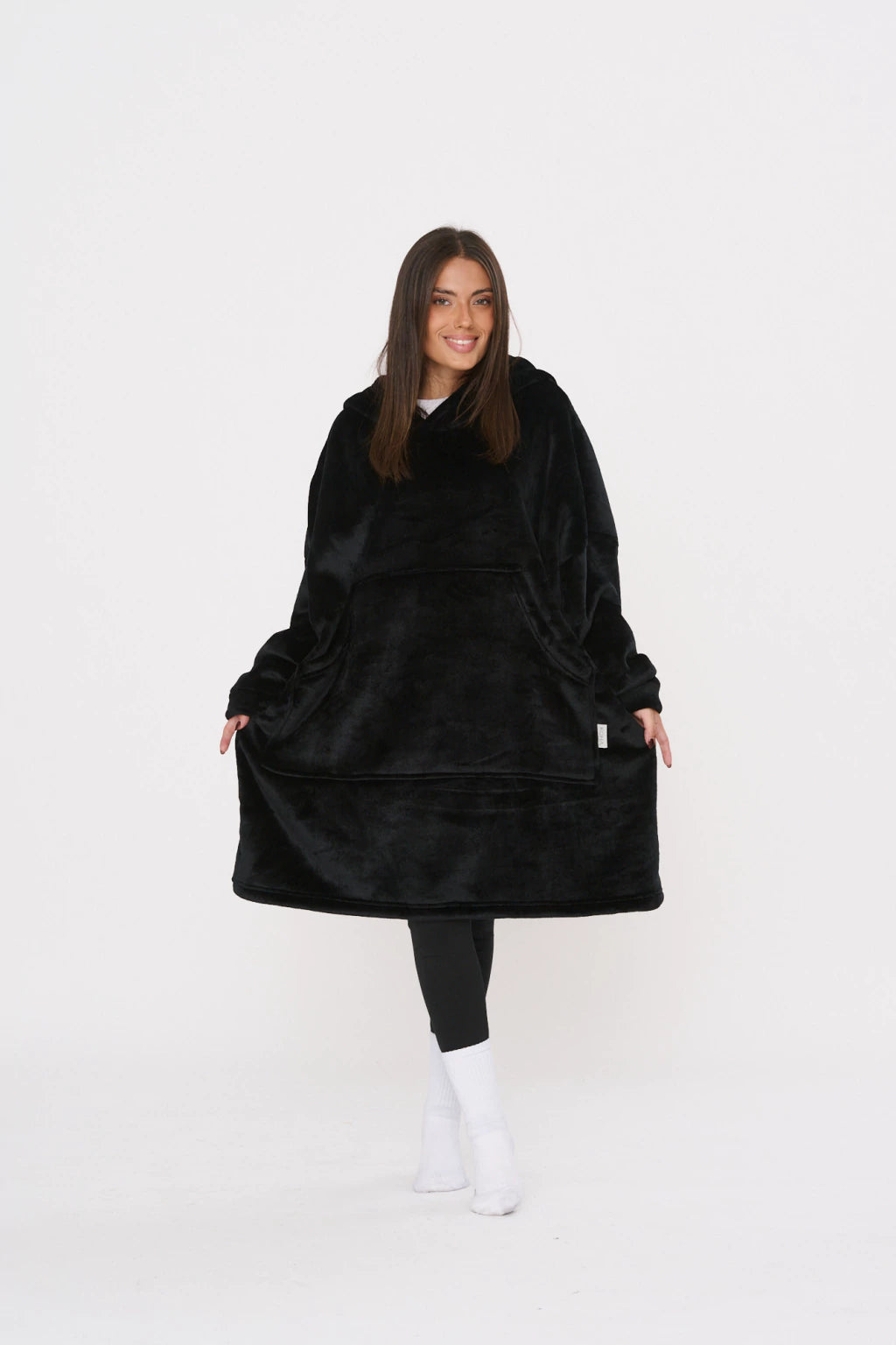 Buzo Manta Canguro Gigante Polar Corderito Unisex