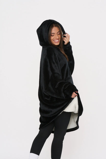 Buzo Manta Canguro Gigante Polar Corderito Unisex