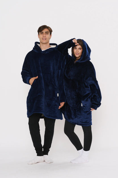 Buzo Manta Canguro Gigante Polar Corderito Unisex