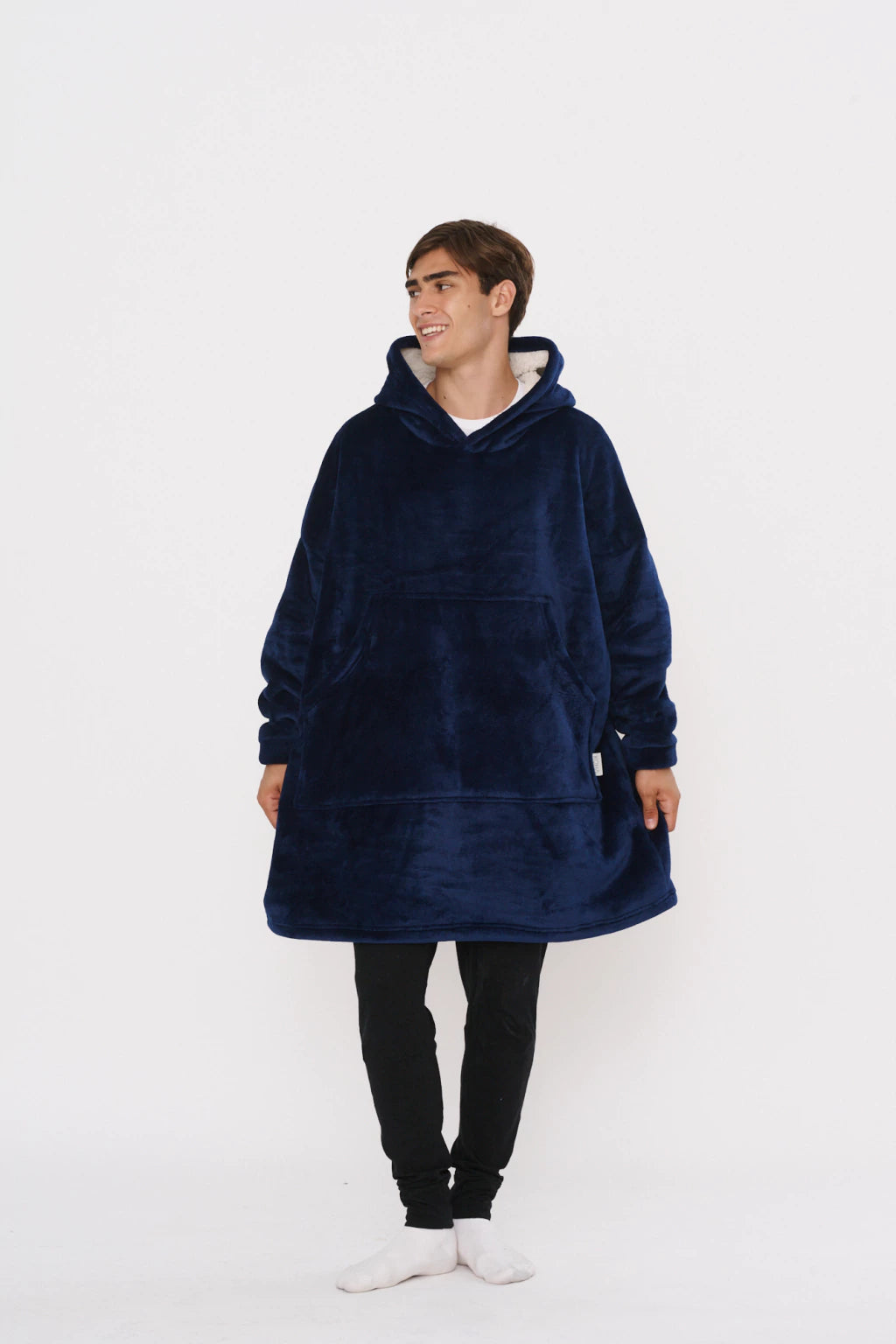 Buzo Manta Canguro Gigante Polar Corderito Unisex