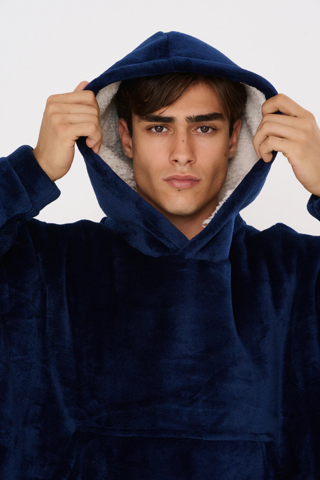Buzo Manta Canguro Gigante Polar Corderito Unisex