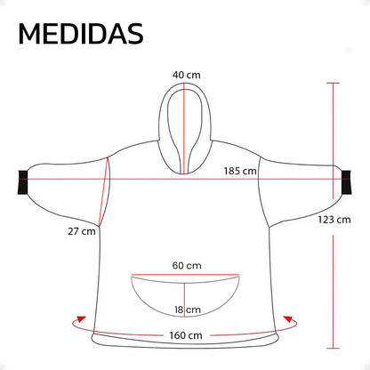 Buzo Manta Canguro Gigante Polar Corderito Unisex